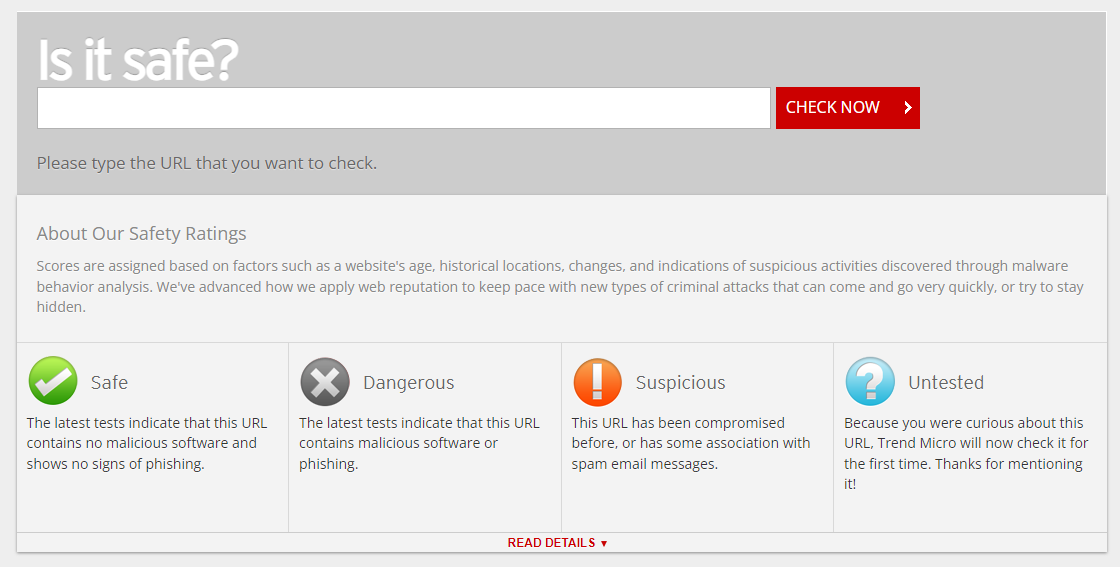 Sjekk om en kobling er sikker med en lenkekontroll.