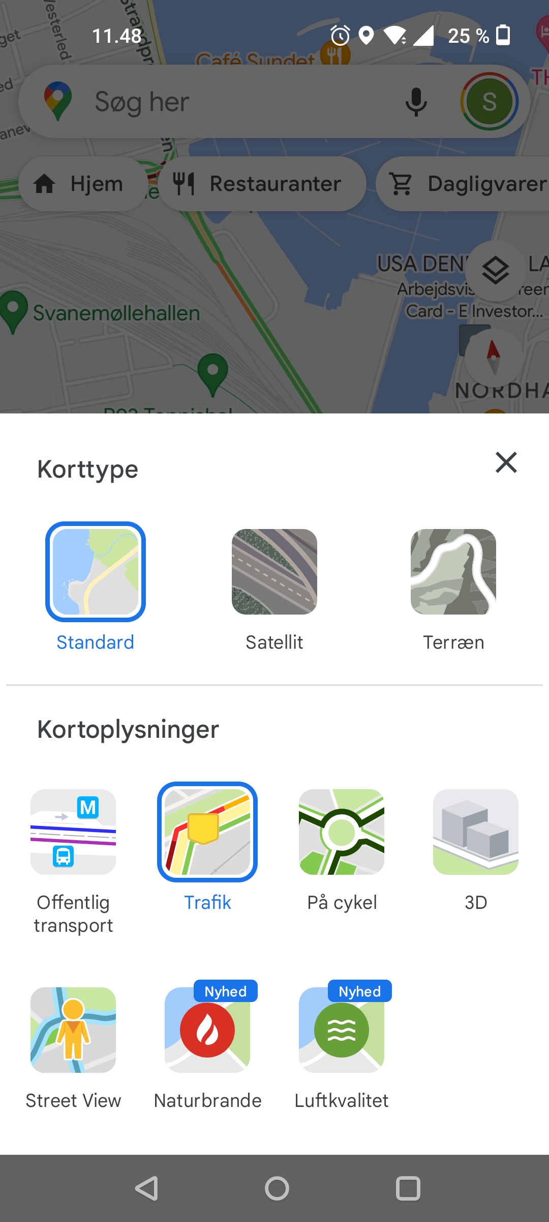 Google Street View via Google Maps på mobil för både Android och iPhone