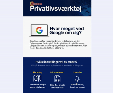 PC-tidningens integritetsvekrtyg för Google