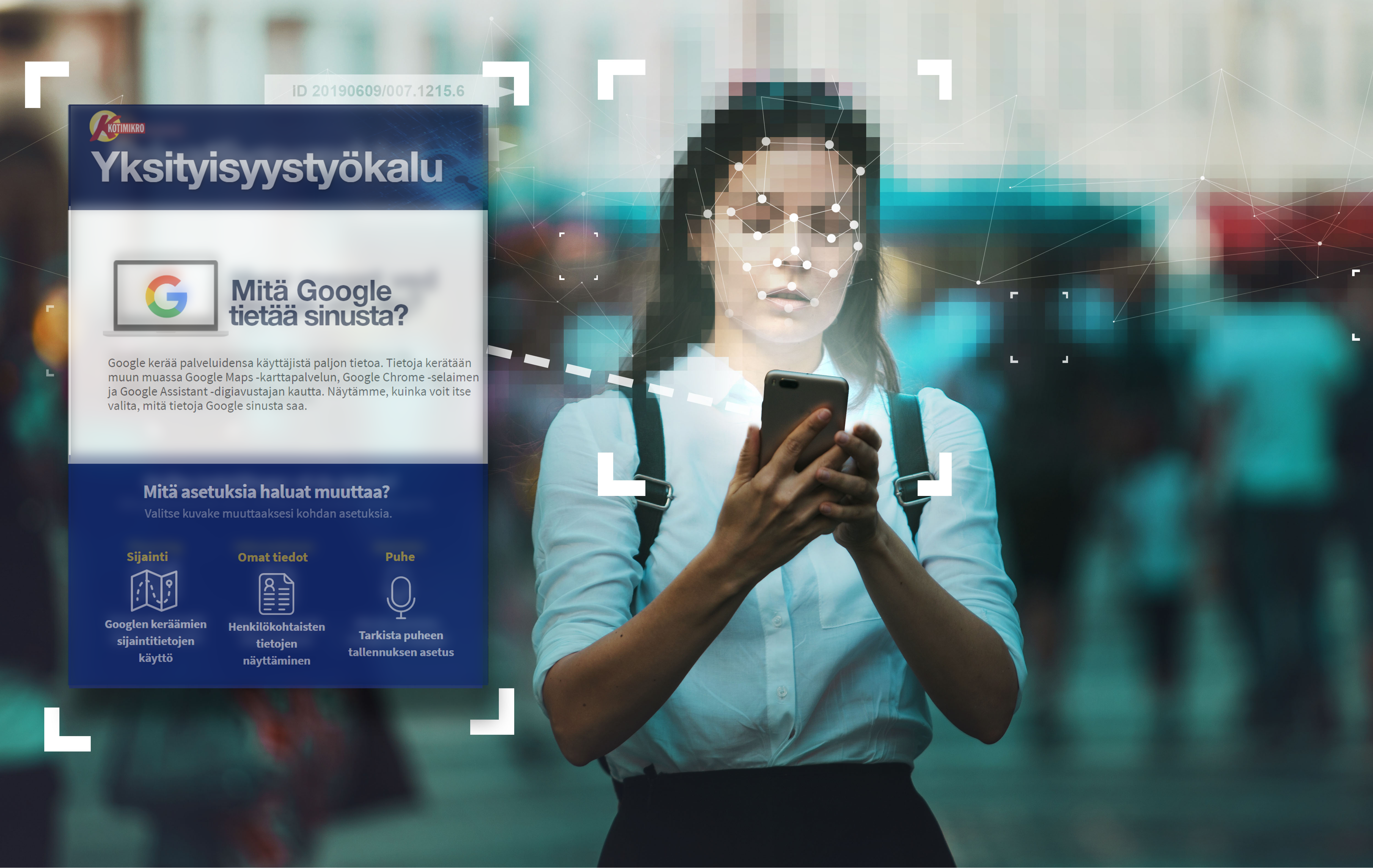 Hallitse Googlen ja Facebookin yksityisyysasetuksia