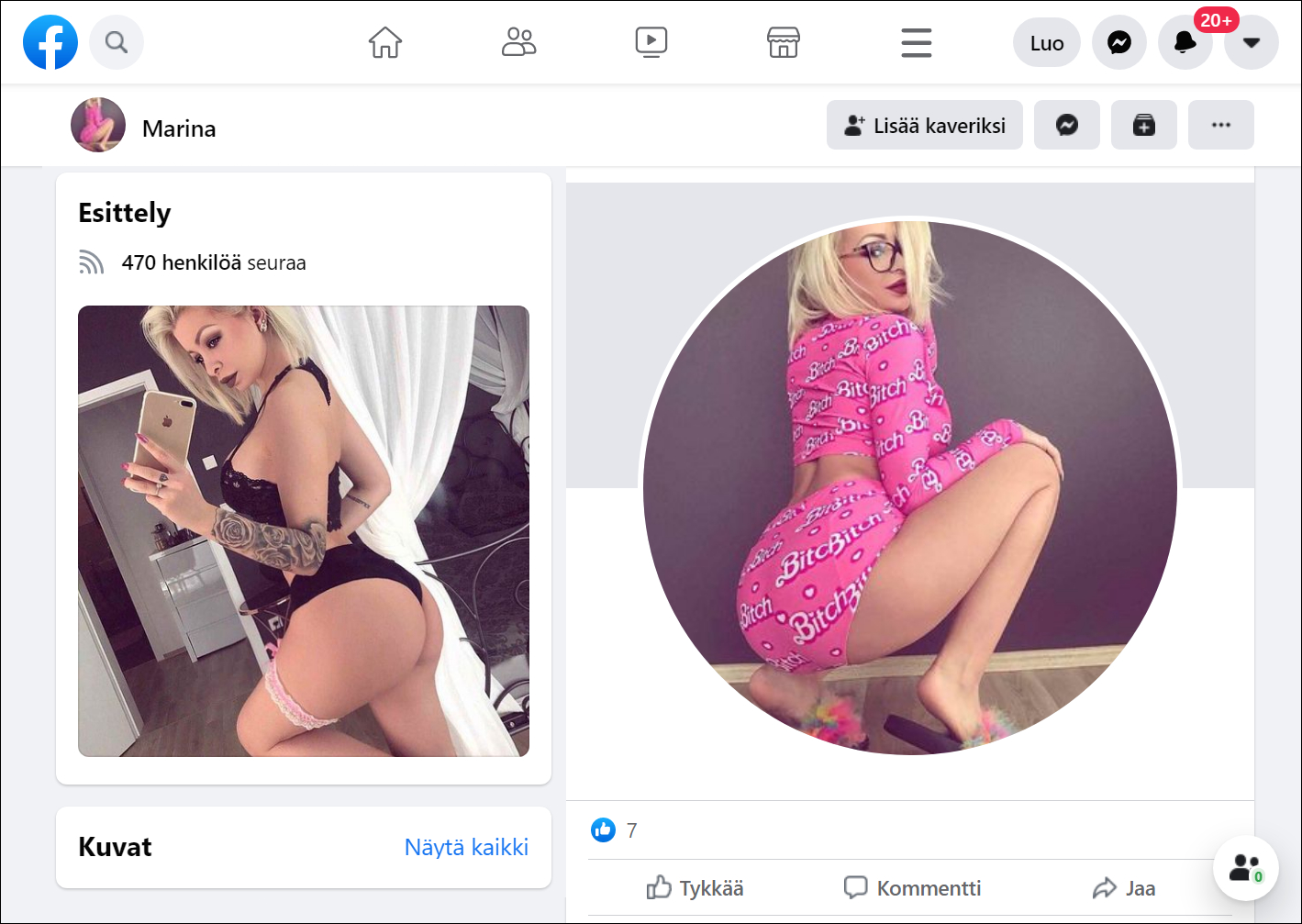 Näin tunnistat valeprofiilin Facebookissa