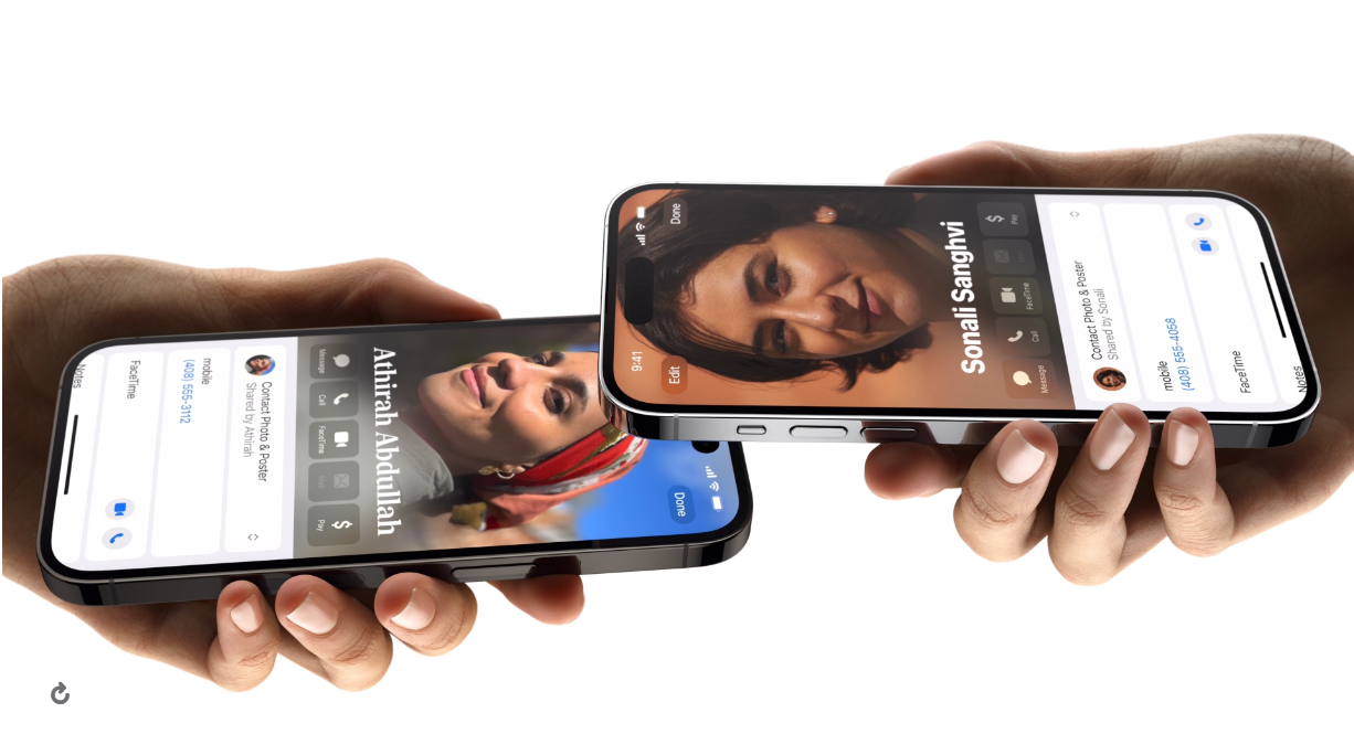 Namedropilla voit jakaa yhteystietoja muille iPhoneille – aivan kuten AirDropilla.