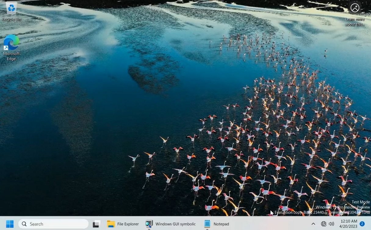 Du får nu igen mulighed for at afgruppere ikoner på Proceslinjen og sætte mærkater på de enkelte programmer, så du nemmere kan se, hvilke programmer du har åbne.