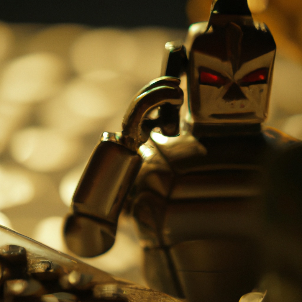 ond robot taler i telefon