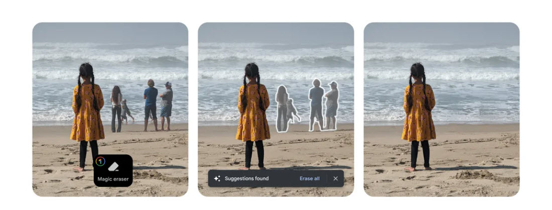 Google Fotos Magic Eraser