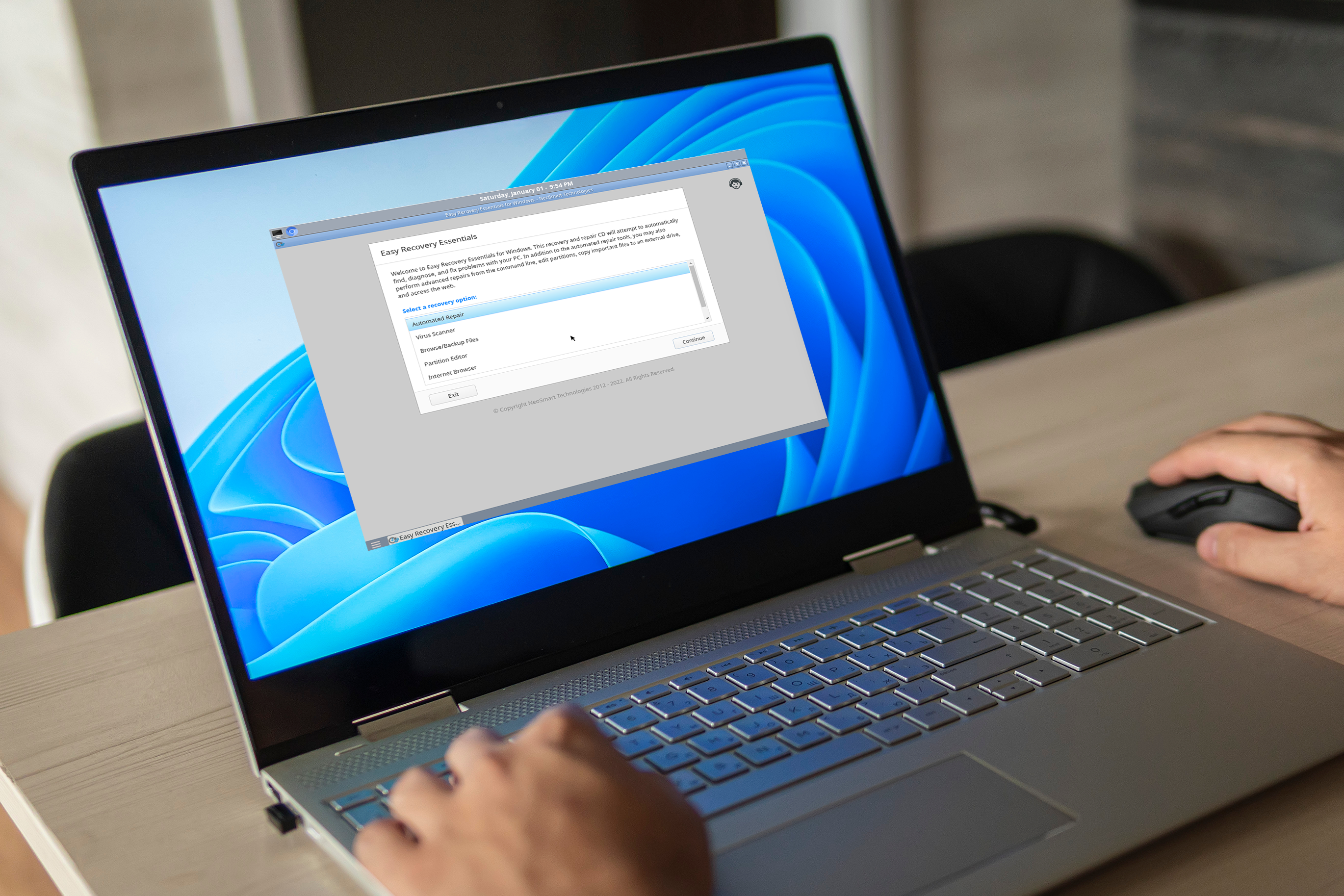 Med EasyRE Home kan du starta datorn från ett USB-minne för att reparera Windows så att datorn går att använda igen.