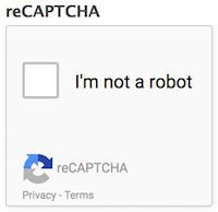 CAPTCHAn yksinkertaisin muoto on ruutu, joka rastitetaan todistaaksesi, ettet ole robotti.