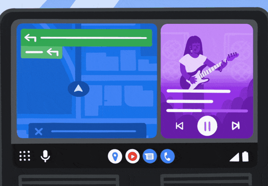 Android Auto -animaatio