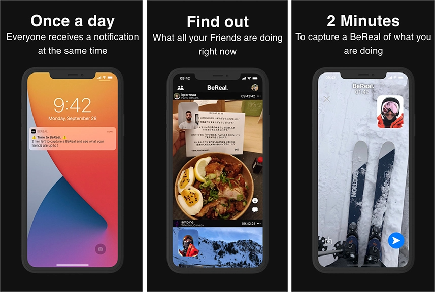 BeReal on Applen mukaan paras iPhone-sovellus vuonna 2022