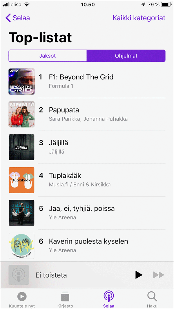 Paras ilmainen podcast-sovellus – Applen Podcastit-sovellus ja iTunes