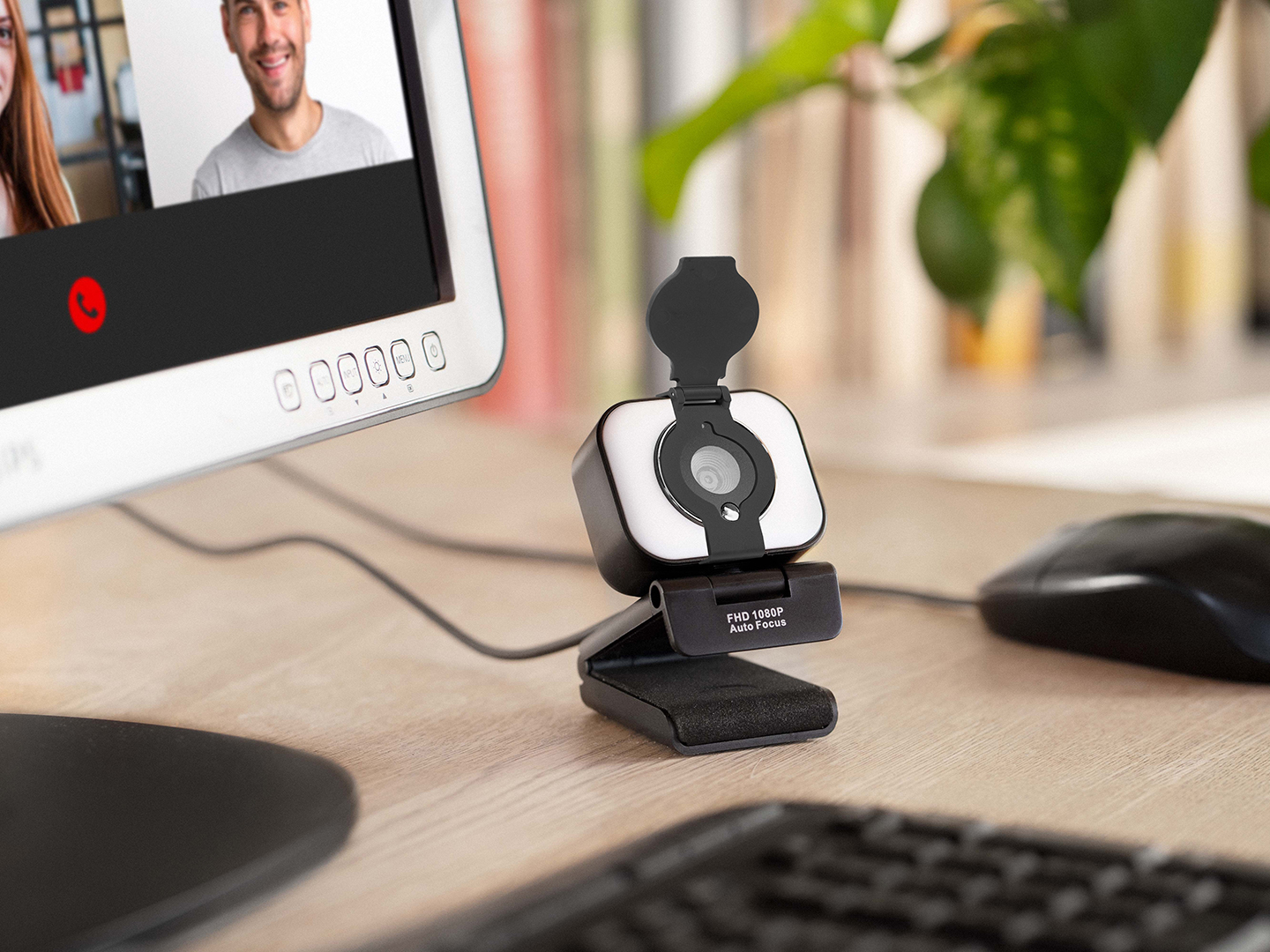 Nettkamera med personvernlukker