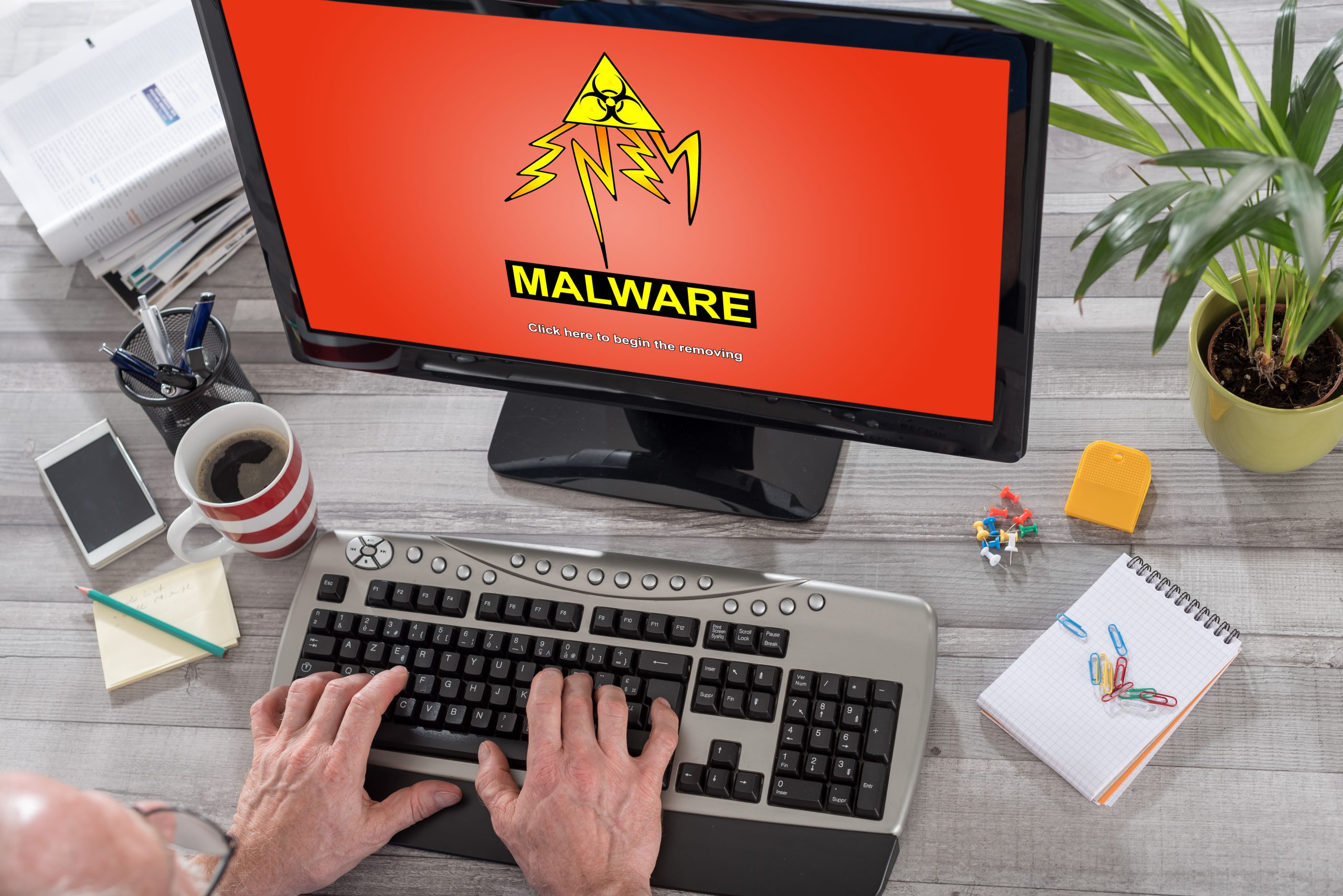 malware på computer