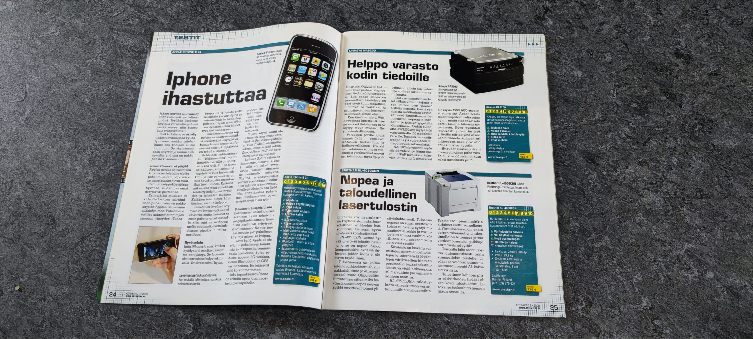 KotiMikron ensimmäinen iPhone-testi.