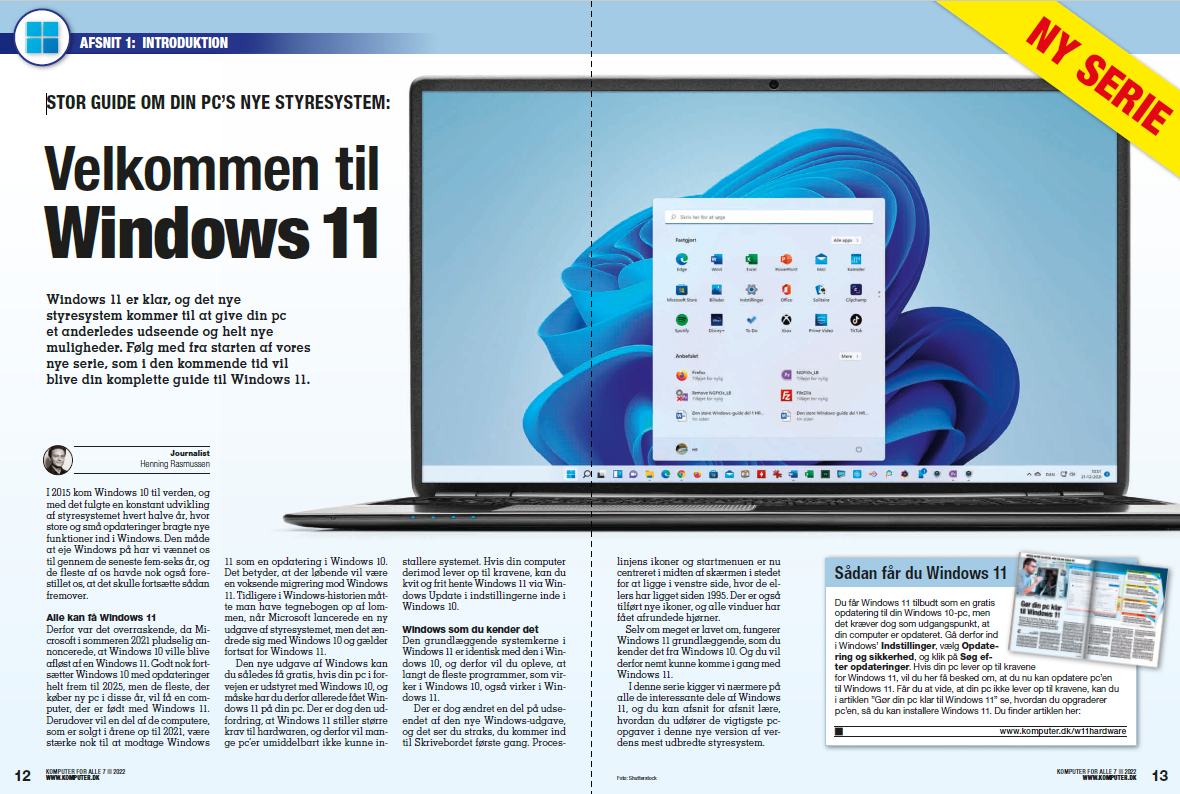 I Fördelszonen hittar du alla publicerade avsnitt i serien om Windows 11, och vi lägger hela tiden upp nya. Du kan hämta dem i PDF-format och spara dem på datorn.