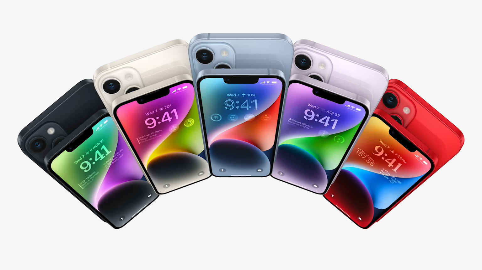 Billede af de nye iPhone modeller