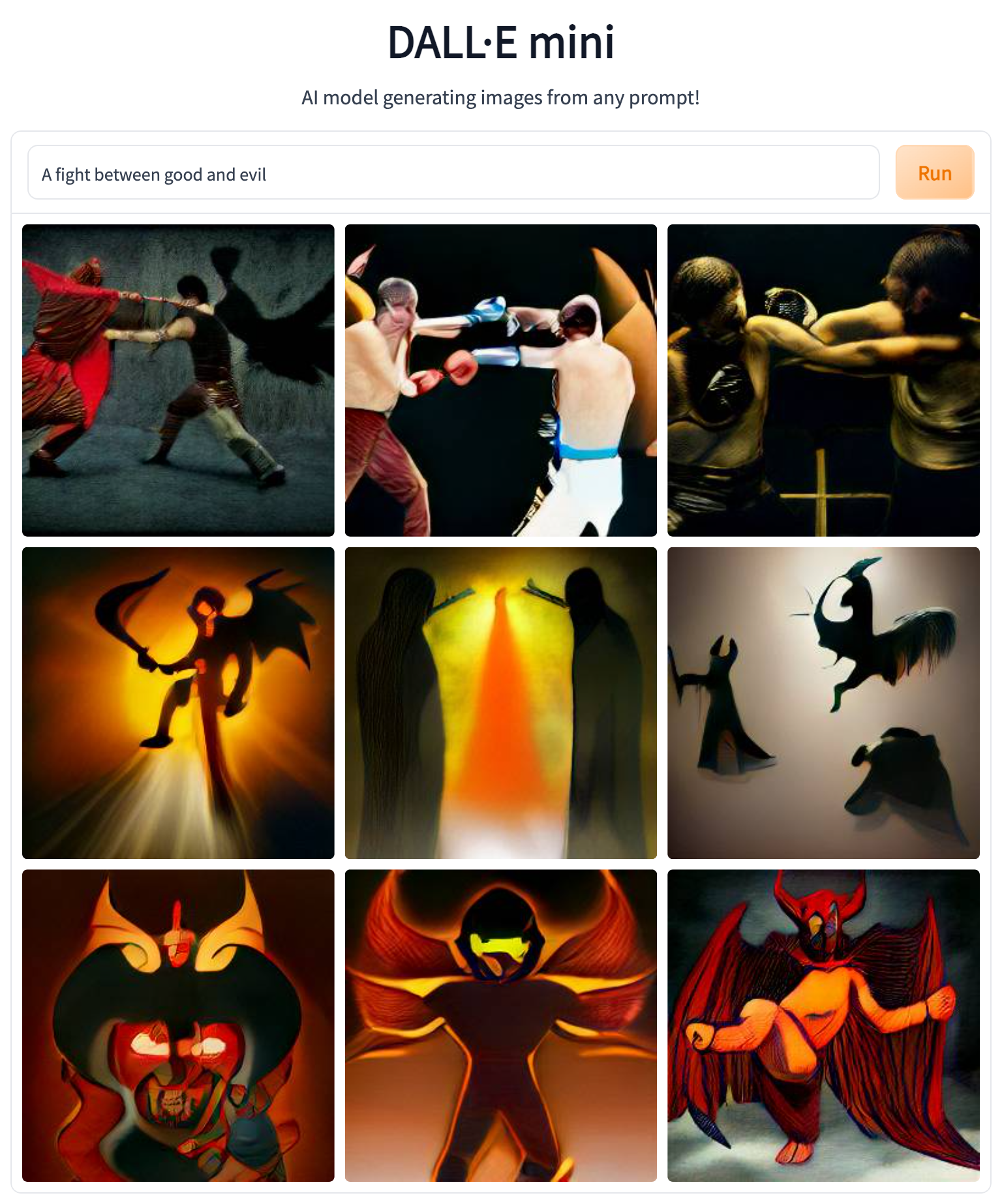 DALL·E mini lager bilder ved hjelp av kunstig intelligens