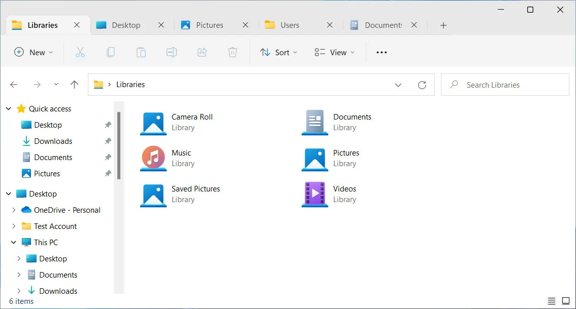 Resurssienhallinnan yläosaan tulee välilehdet Windows 11:ssä