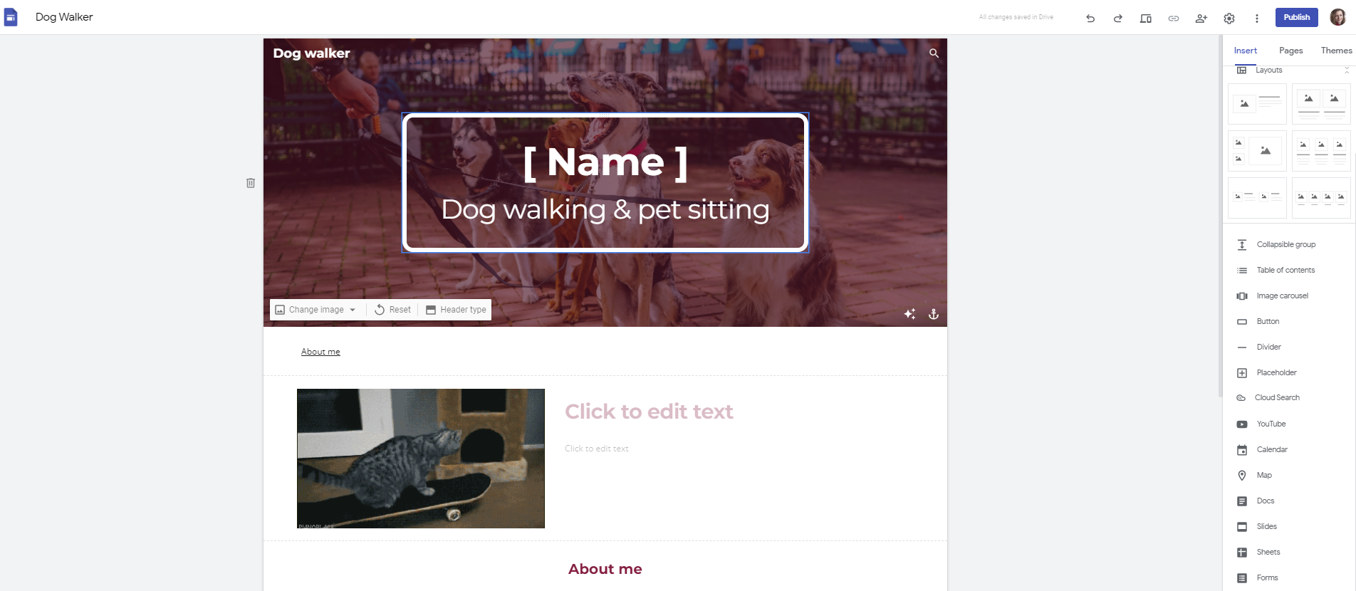 Lag enkelt og gratis din egen nettside med Google Sites
