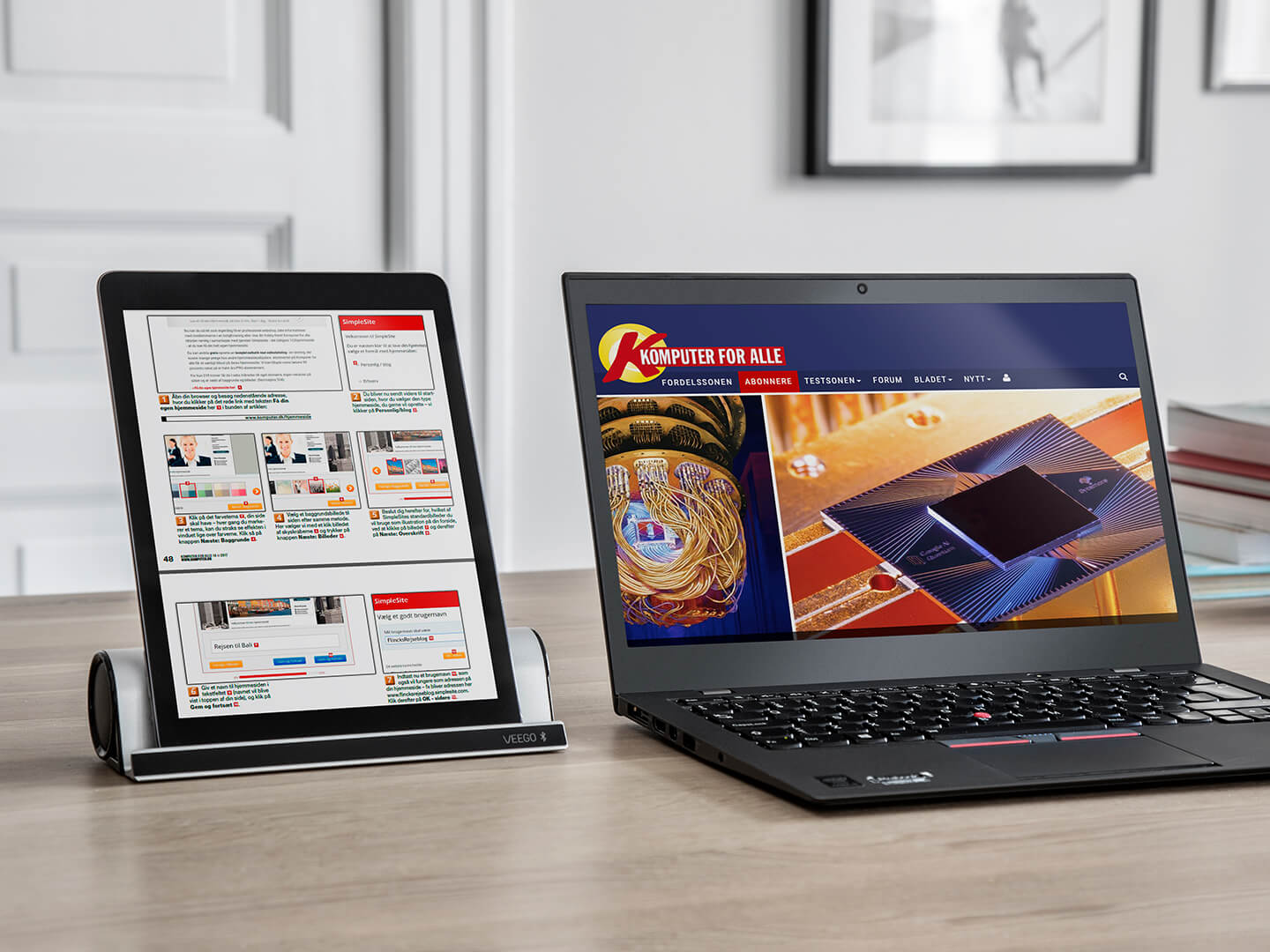 Bruk nettbrettet som ekstraskjerm til datamaskinen