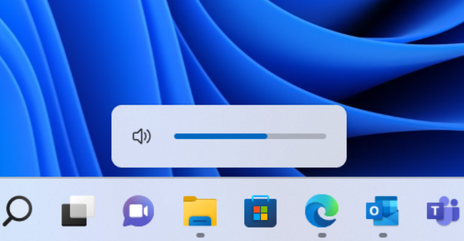 Nytt panel for lydinnstillinger Windows 11.