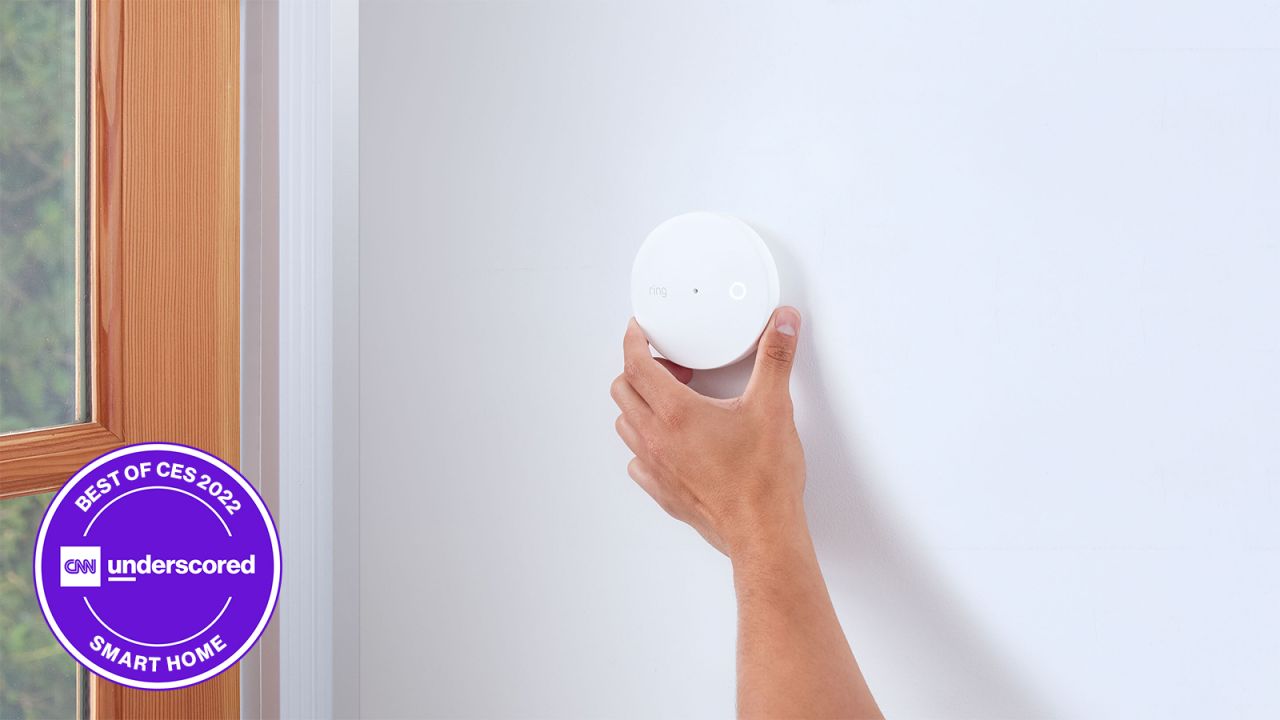 Glas-sensoren skal bare hænges op på væggen.