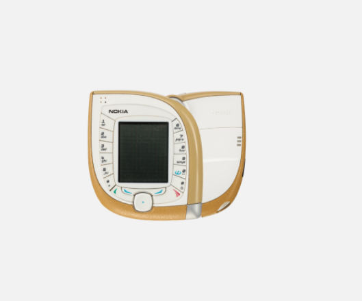 Tämä Nokia 7600 on varmasti yksi kaikkien aikojen oudoimman näköisistä matkapuhelmista.