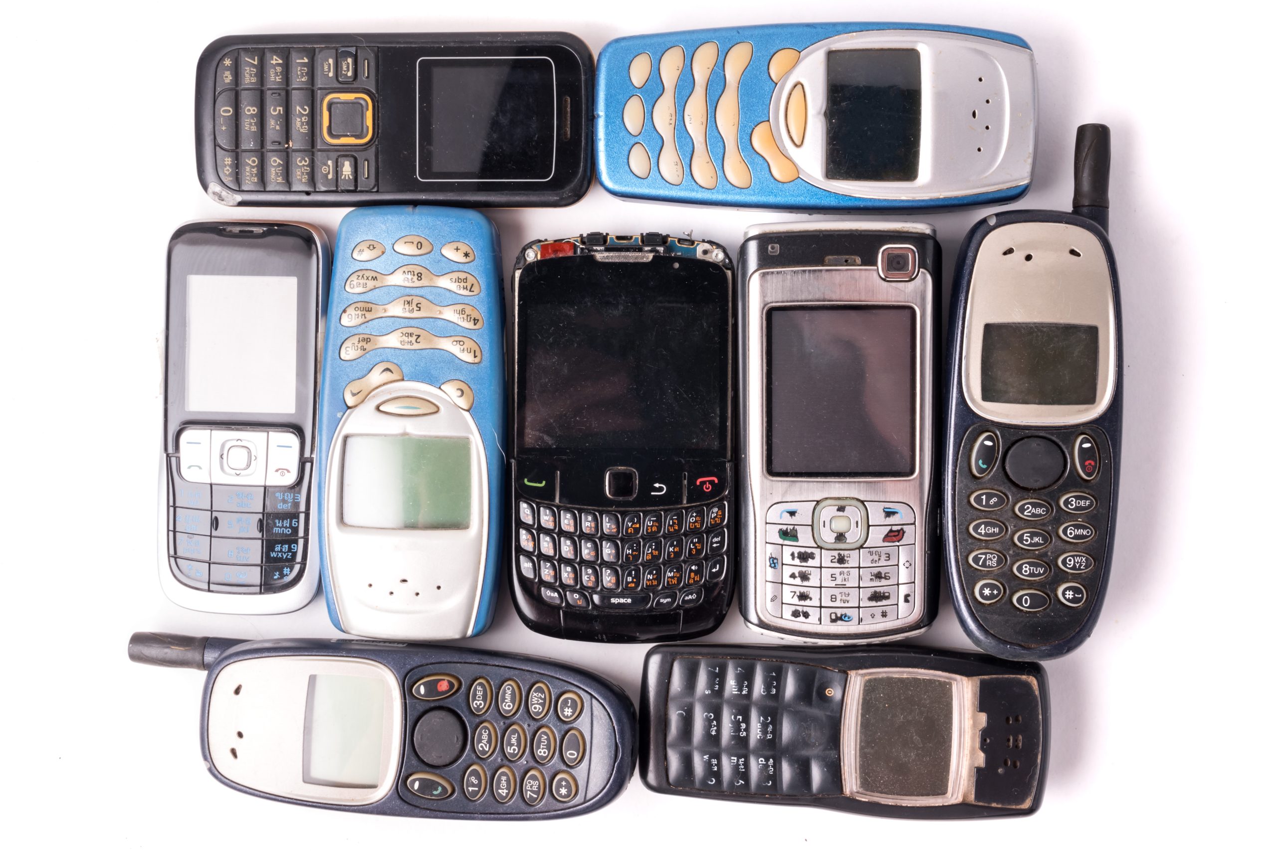 Mobile Phone Museum ligger inde med over 2100 mobiltelefon-modeller.