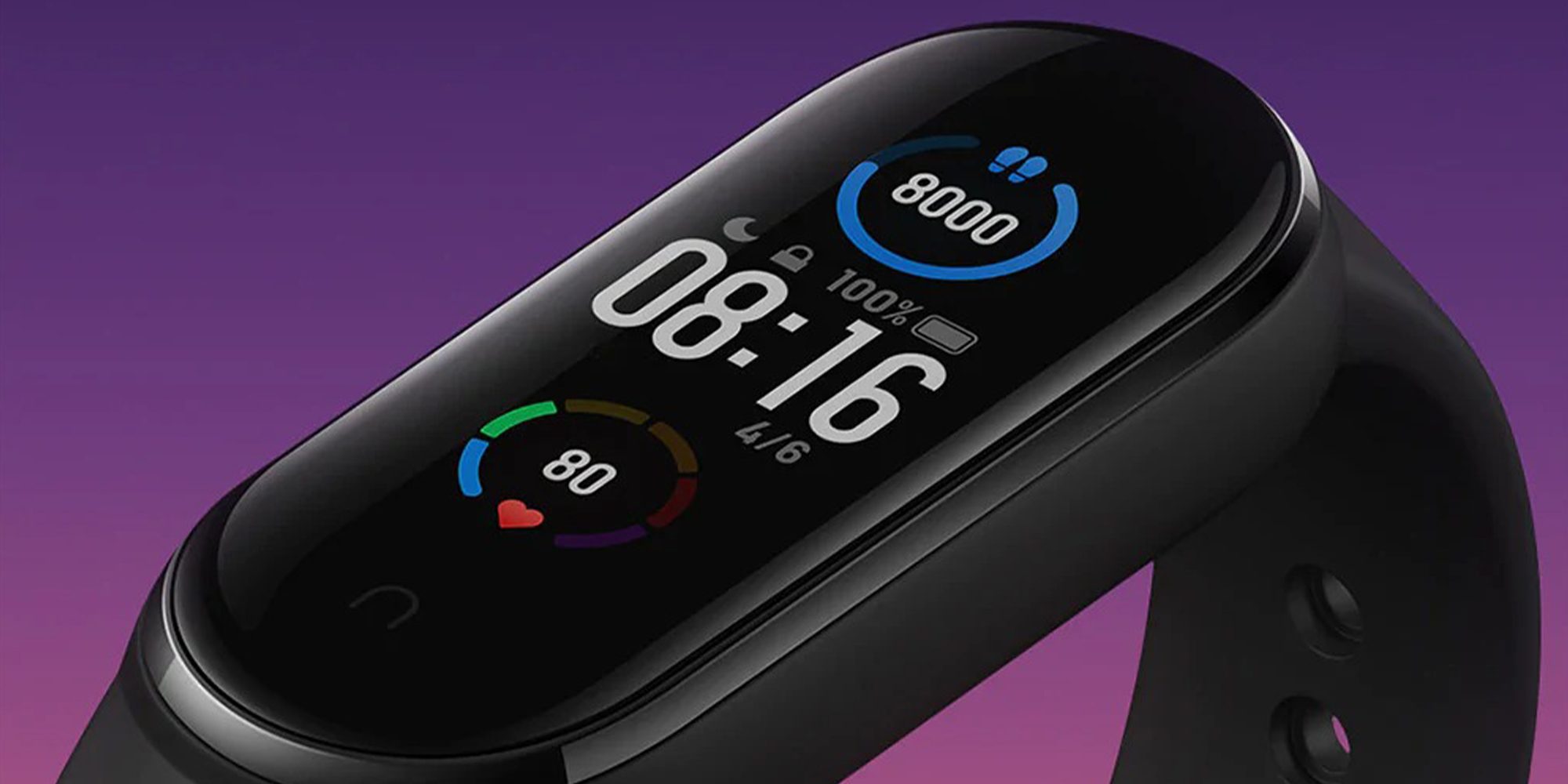 Skärmen på Xiaomi Mi Smart Band 5