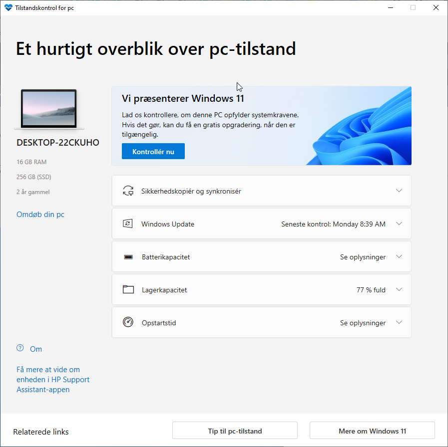 Microsoft tvingar in verktyget Datorhälsokontroll på datorer