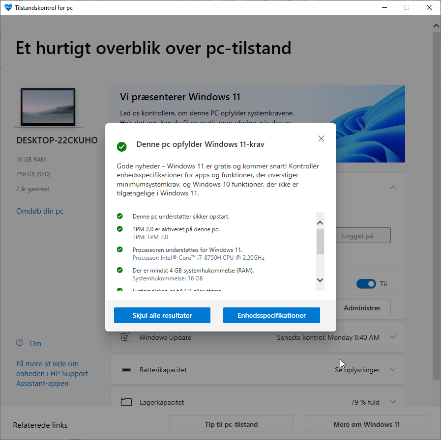 Tarkista, saatko Windows 11:n