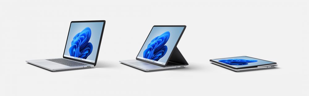 Tre tilstande Surface Laptop Studio