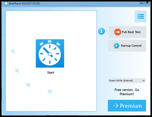 Det er let at måle, hvor lang tid det tager pc'en at starte op.