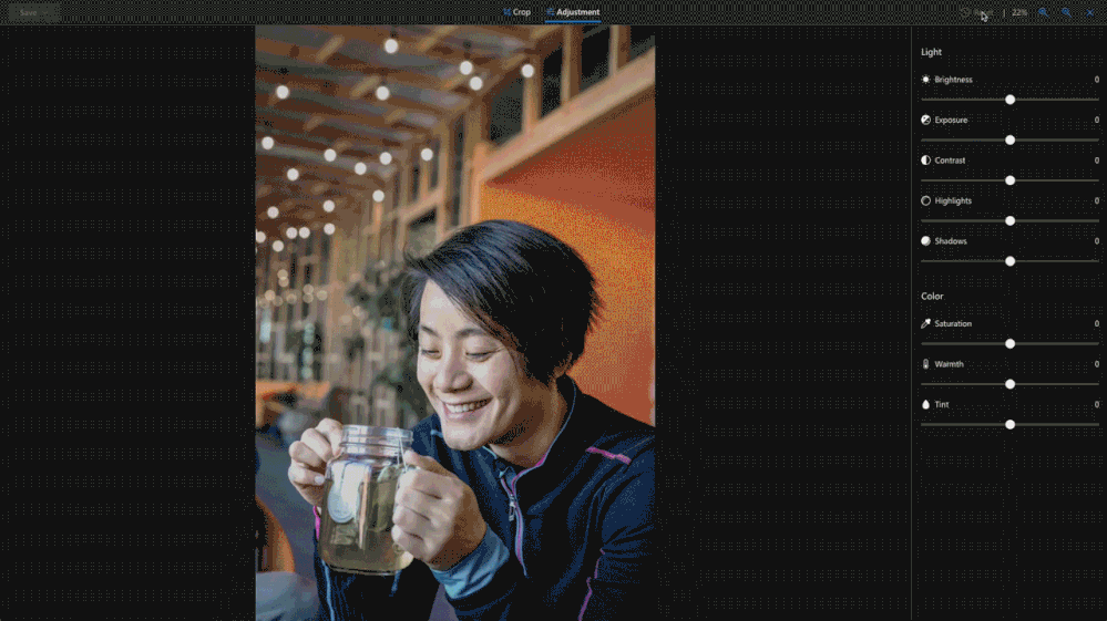 Rediger billeder direkte i Onedrive