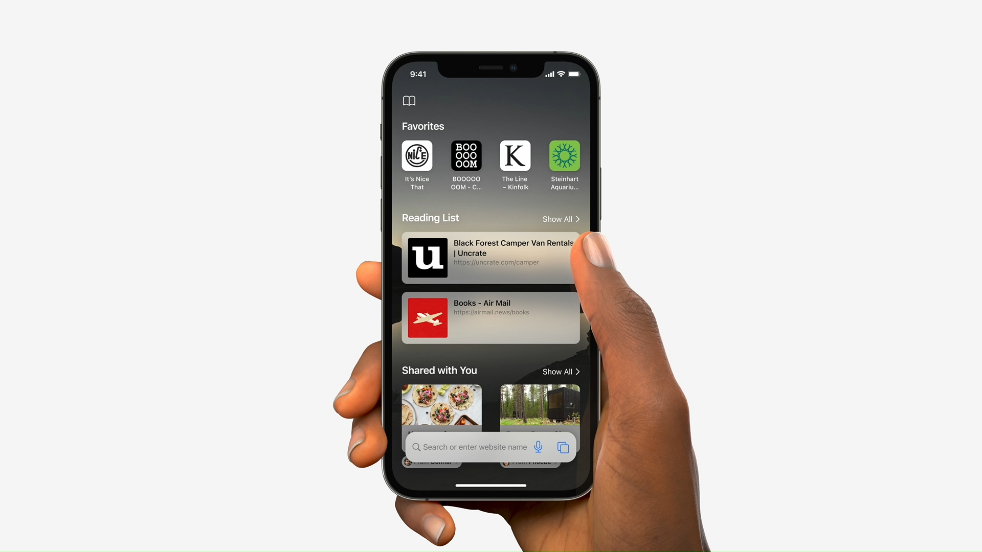 Päivitys Safari-selaimeen iOS 15 -käyttöjärjestelmässä