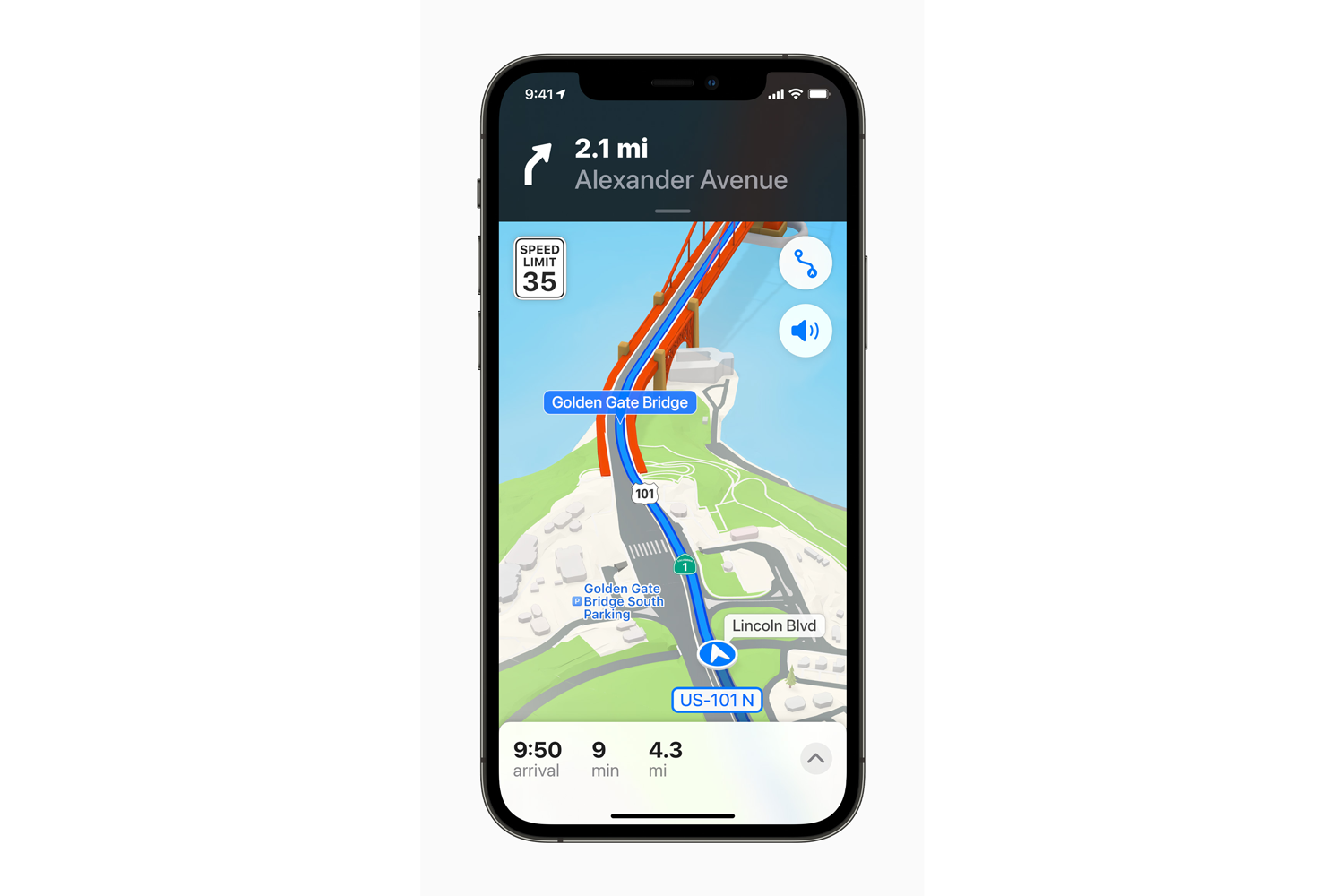 Kort-app'en på iPhone får en ny form for bynavigation med flere detaljer.