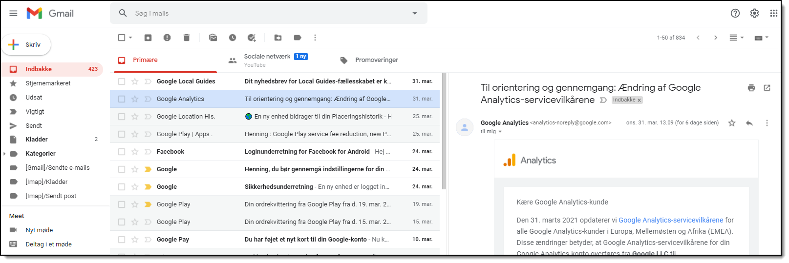 Læserude i Gmail