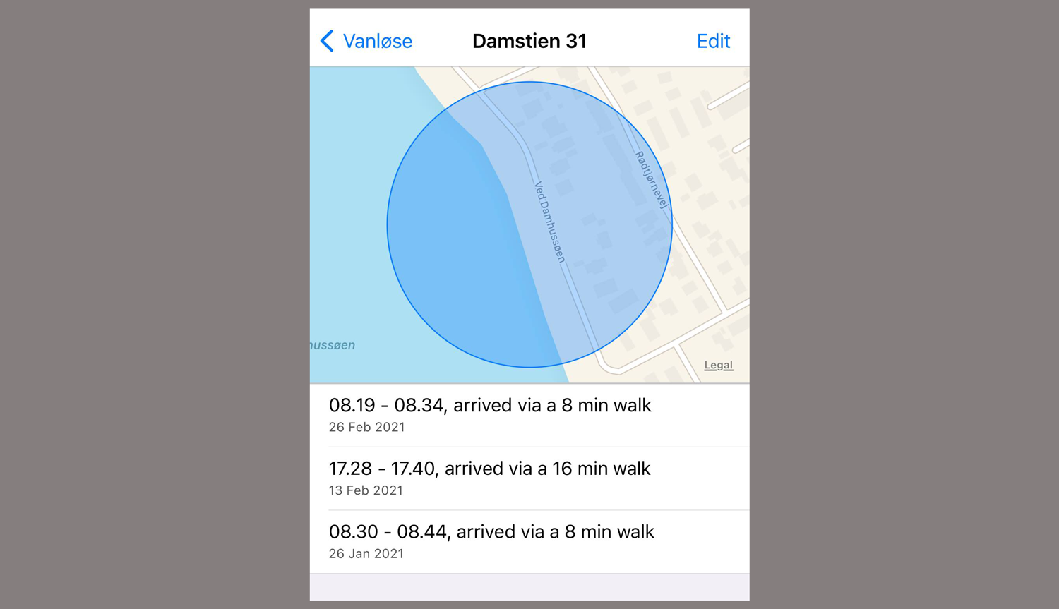 iPhone tracker dig – se det hemmelige kort