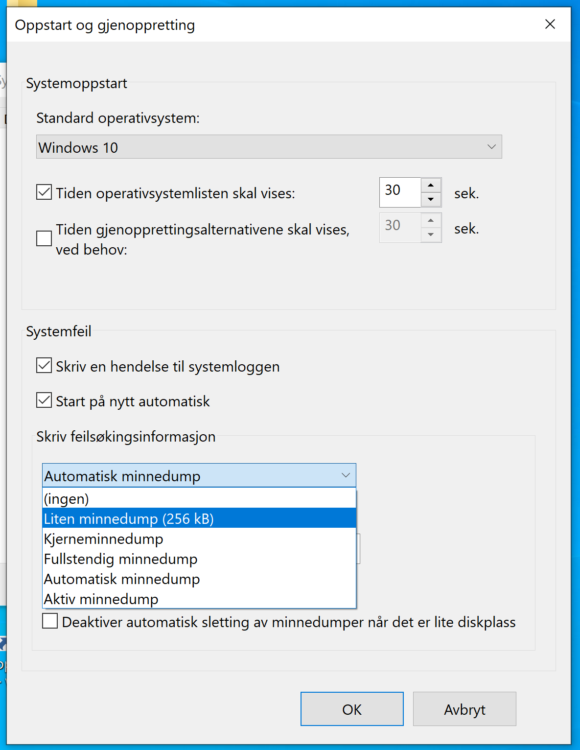 Få Windows til å registrere alle feil