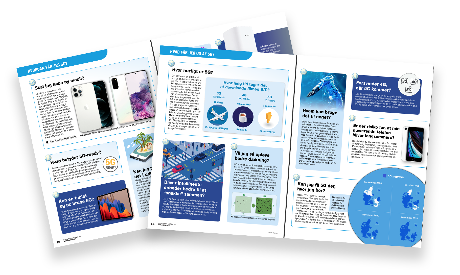 Læs alt om 5G i magasinet Komputer for alle 3/2021