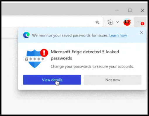 Edge advarer dig om sikkerhedslæk på nettet
