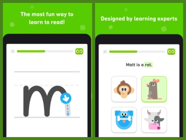 Duolingo opettaa pelien avulla lukemaan ja kirjoittamaan