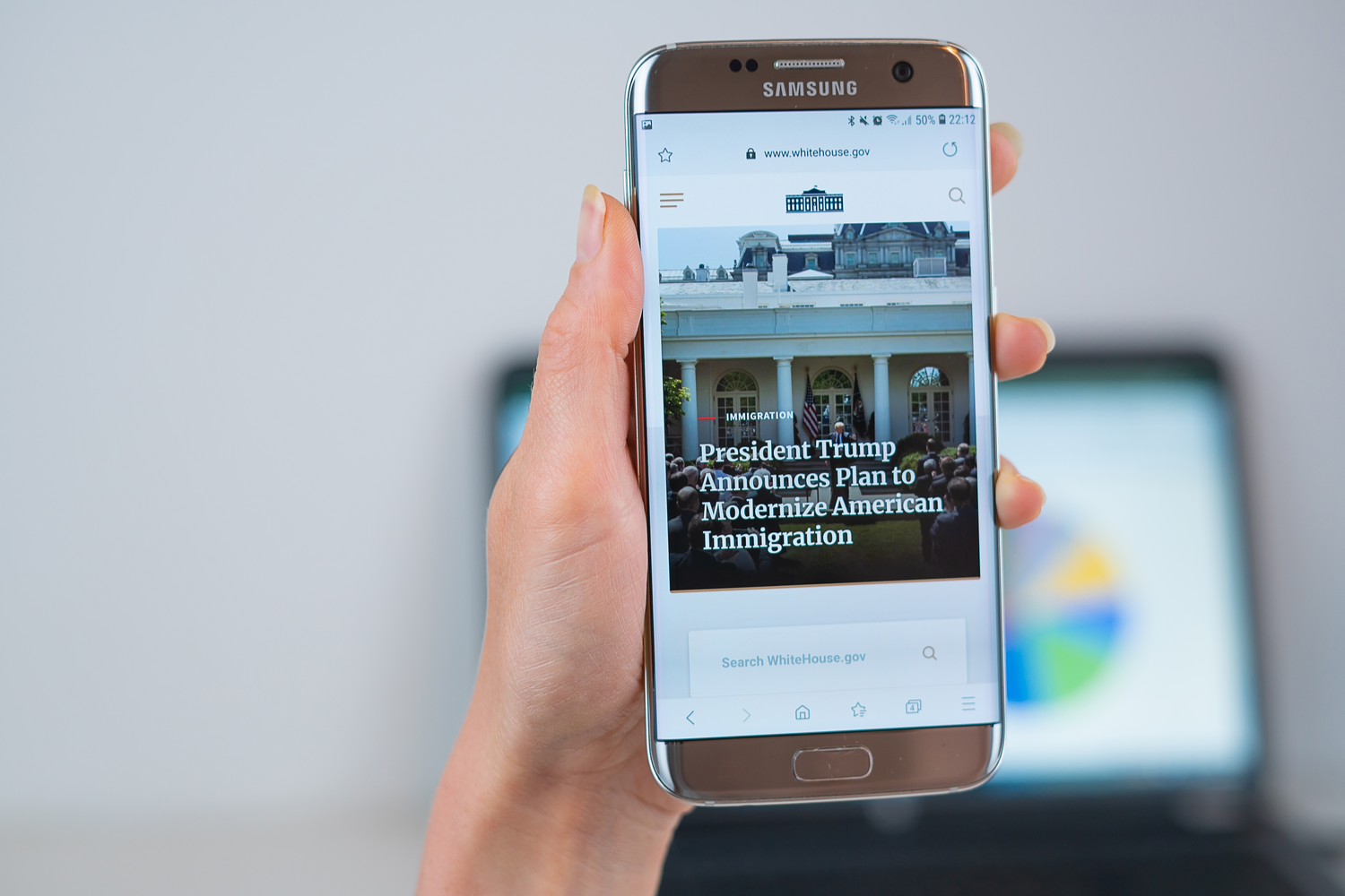 Hjemmesider på Android