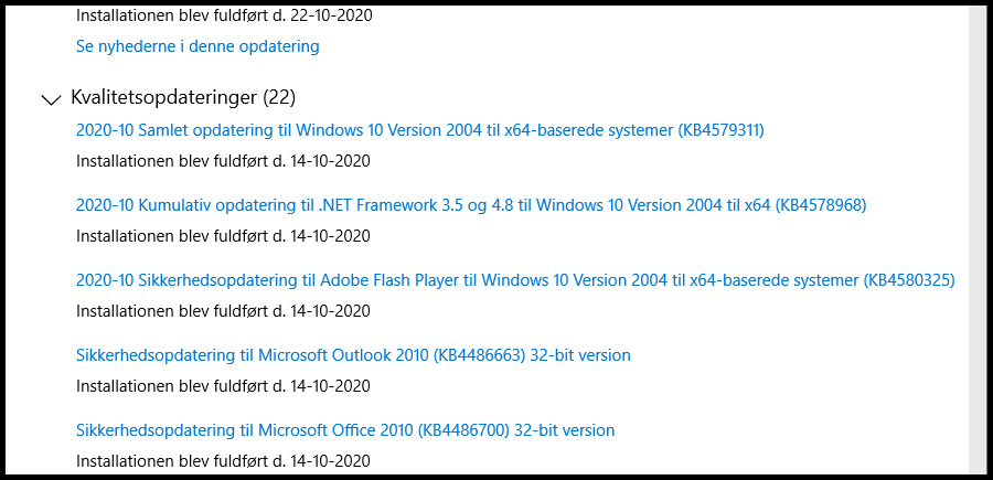 Sikkerhedsopdateringen KB 4579311 til Windows sikrer dig mod et slemt hackerangreb.