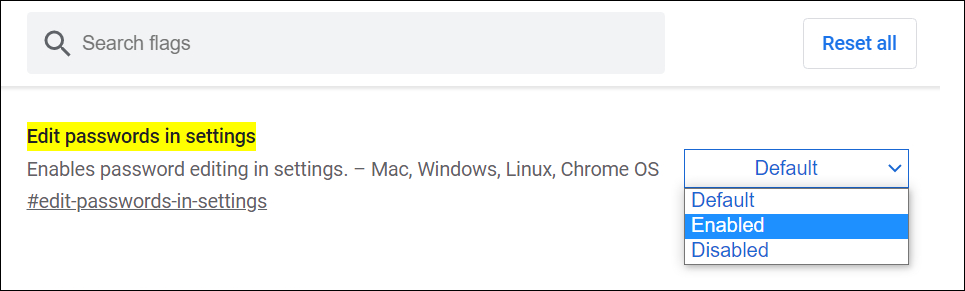 Muokkaa salasanoja Google Chromessa