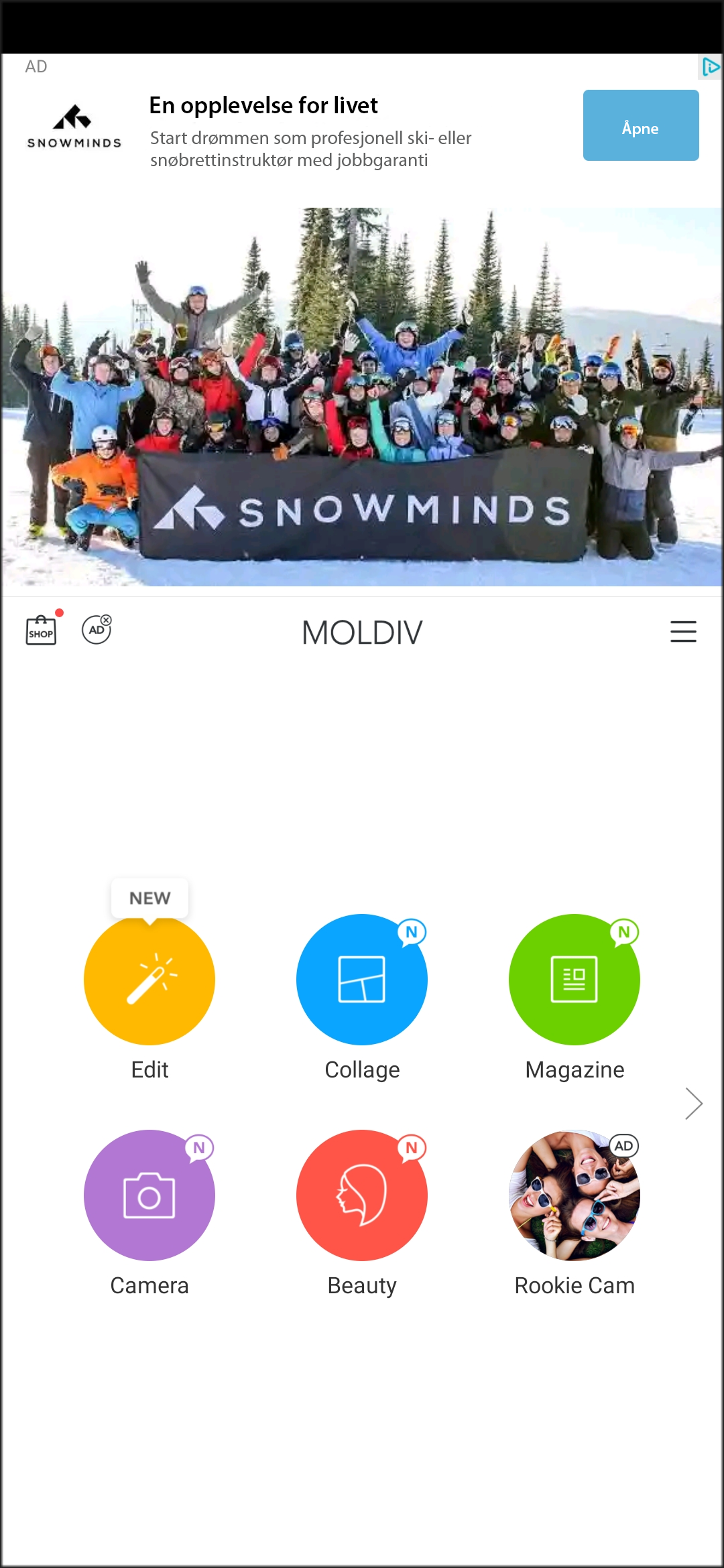 Lag kollasjer i MOLDIV