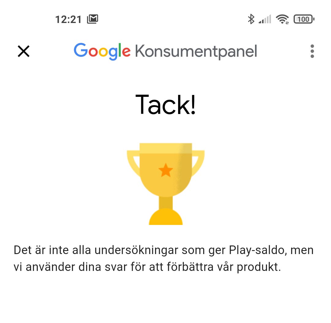 Google Konsumentpanel.