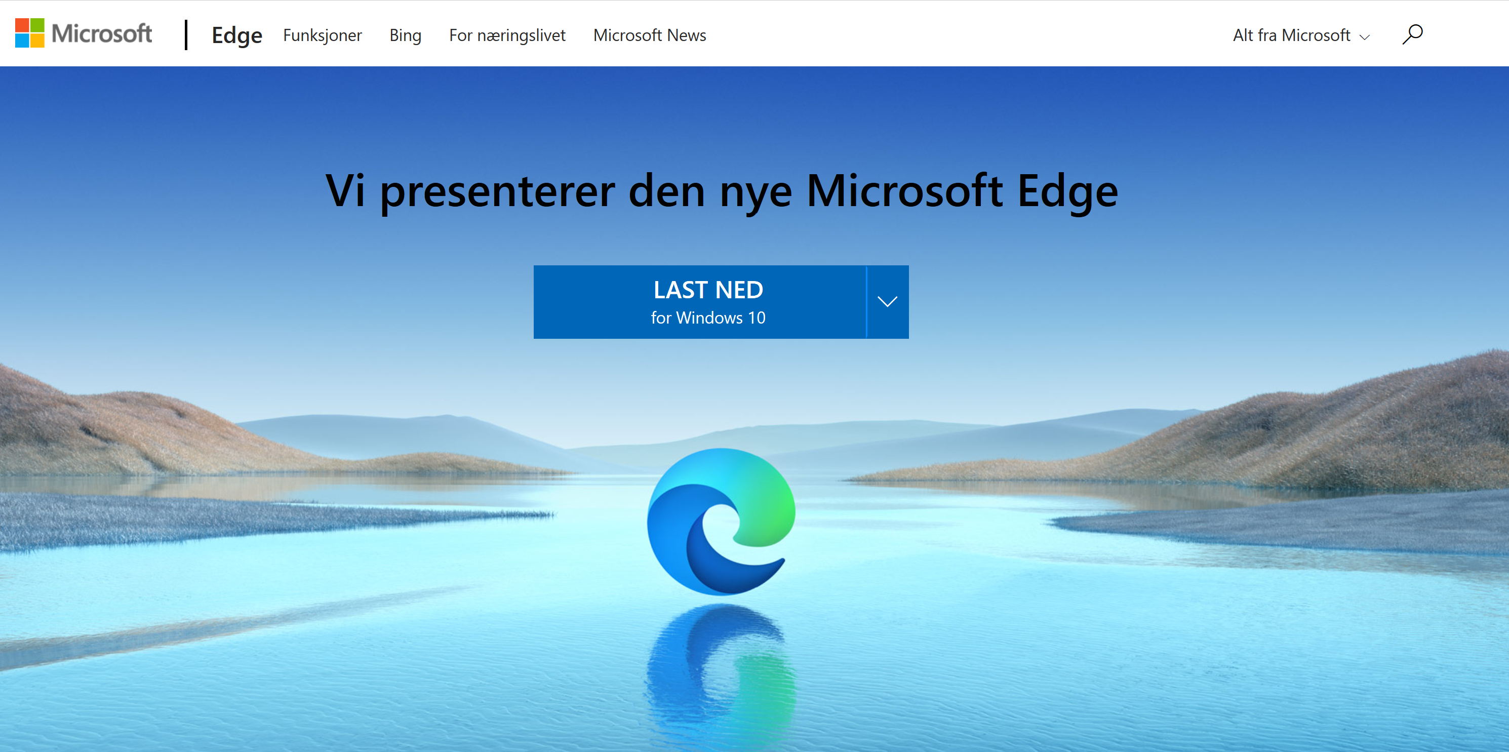 Last ned Microsoft  Edge til Windows 10