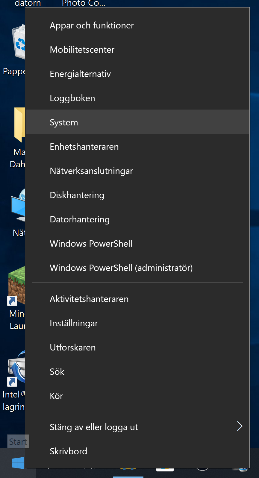 Urklipp i Windows 10