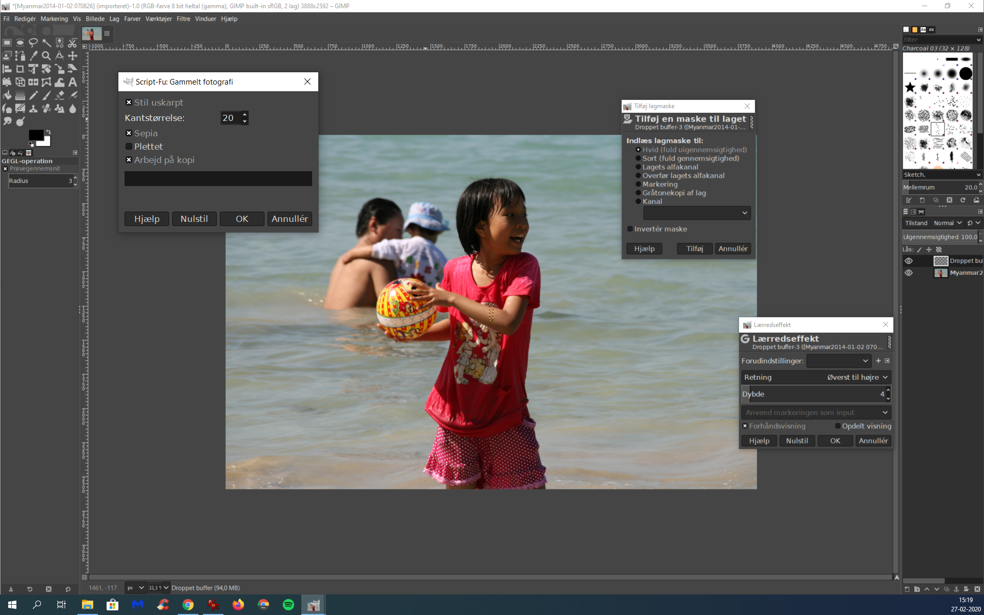 Bildebehandling i gratisprogrammet GIMP