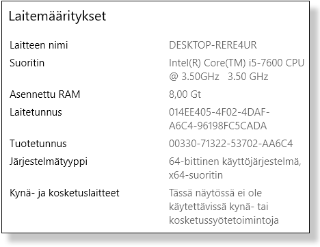 32- vai 64-bittinen?